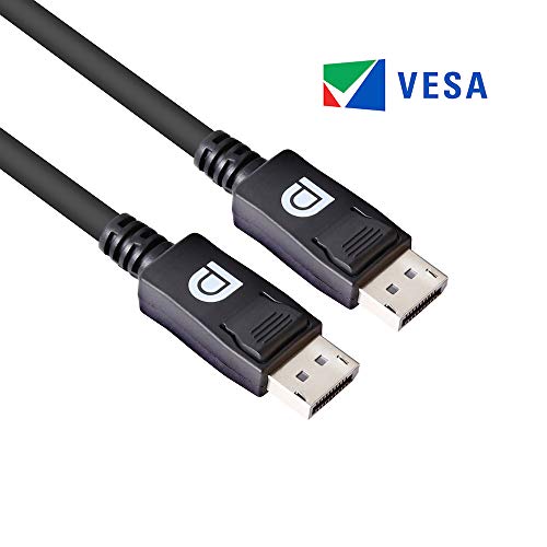 Product Cover Club 3D Displayport Cable 1.4 8K 60Hz VESA certfied 3 Meter/9.84Feet 28AWG Black Color CAC-1060