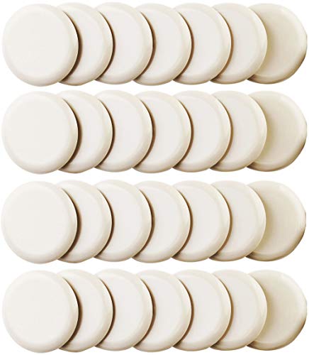 Product Cover 28PCS 2-1/4in.Self Stick Carpet Sliders Self Adhesive Furniture Moving Slider for Carpet Slider,Self-Adhesive Furniture Slider,Moving Pads Moving Furniture Sliders,Furniture Mover Glides Glider