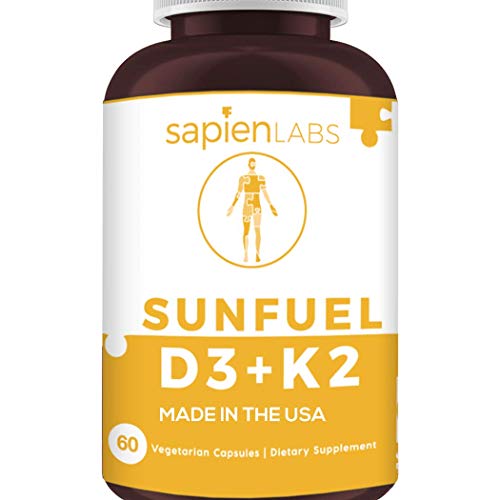 Product Cover Sapien Body Vitamin D3 with K2 (MK7) Supplement 60 Veg Capsules