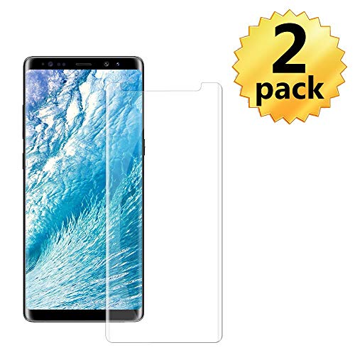 Product Cover [2 Pack] Samsung Galaxy Note 9 Tempered Glass Screen Protector, invarsely [HD Clear][Anti-Bubble][9H Hardness][Anti-Scratch][Anti-Fingerprint] Screen Protector Note 9