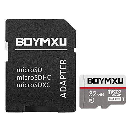 Product Cover Micro Sd Card,BOYMXU Sd Memory Card 32gb Sd Card with Adapter High Speed Tf Card Update-Gray.
