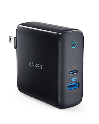 Product Cover Anker USB C PowerPort II, UL 49.5W Wall Charger with Foldable Plug 30W Power Port for MacBook, iPhone X/8/8 Plus, PowerIQ 2.0 for S9/S9+/S8/S8