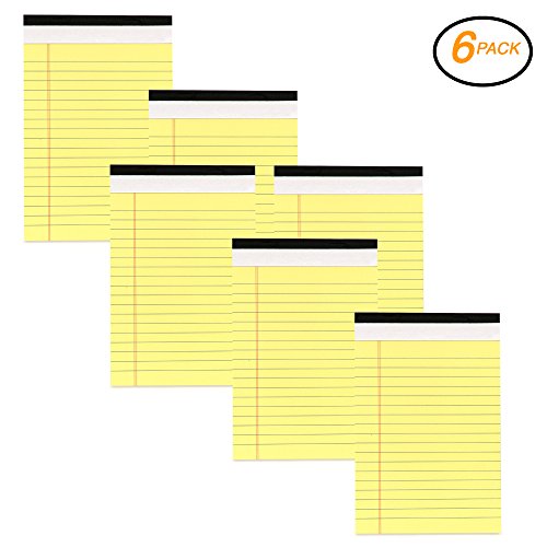 Product Cover Emraw Jr. Legal pad, Legal/Wide Ruled Writing Pad. Perforated Edge. 5