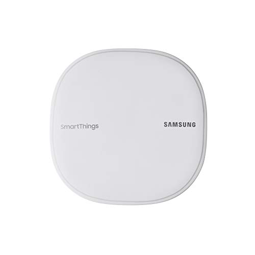 Product Cover Samsung SmartThings Wifi Mesh Router Range Extender SmartThings Hub Functionality Whole-Home WiFi Coverage - Zigbee, Z-Wave, Cloud to Cloud Protocols - White (Single)