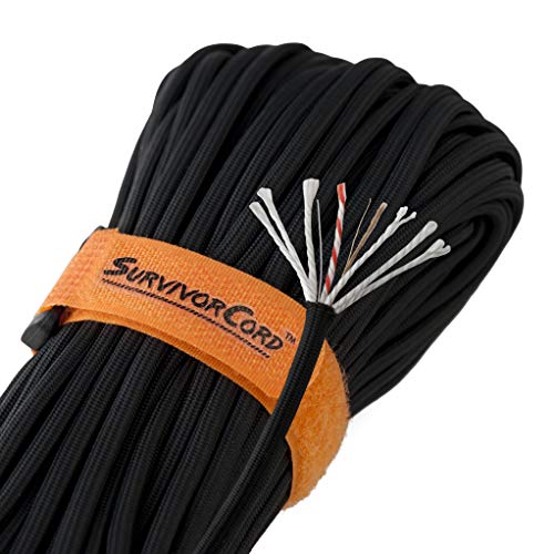 Product Cover 620 LB SurvivorCord | The Original Patented Military Type III 550 Paracord/Parachute Cord (5/32