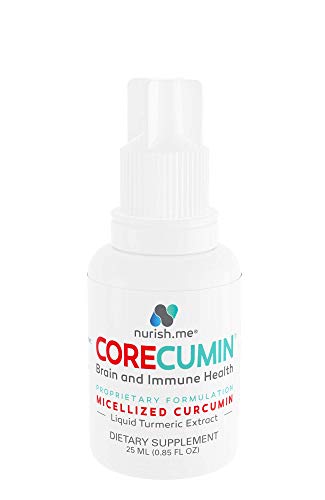 Product Cover CoreCumin - Liquid Turmeric Curcumin Supplement - 2 Month Supply - Nano-Sized Curcumin for Enhanced Absorption- Antioxidant, Anti-Inflammatory Supplement