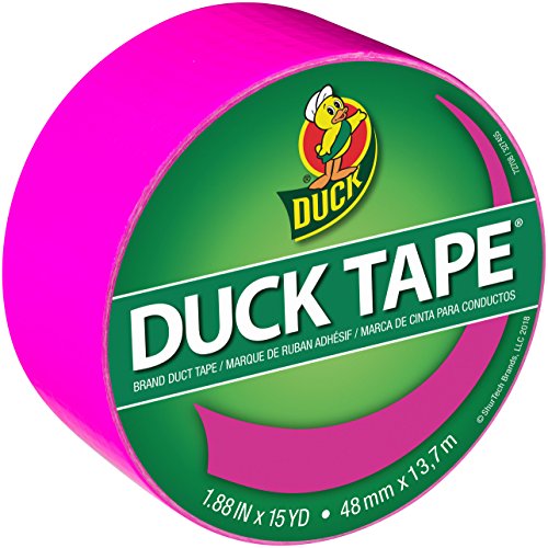 Product Cover ShurTech Duck Brand 241798 Color Duct Tape 1.88 Inches X 10 Yards Fluorescent Lilac (Pack of 6)