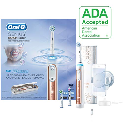 Product Cover Oral-B 9600 Electric Toothbrush, 3 Brush Heads, Rose Gold, Powered by Braun