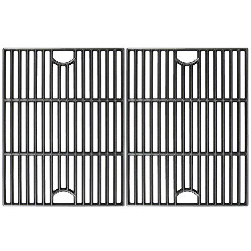 Product Cover Uniflasy Cast Iron Cooking Grid Grate for Nexgrill 720-0830H, 720-0697, 720-0670A, Kenmore 720-0670a, Members Mark, Uniflame, Kmart Grills, 17 Inches Grills Grate, 2 Pack