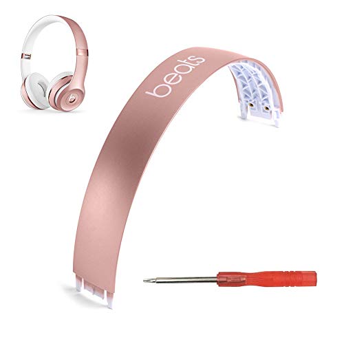 Product Cover Solo 3 Headband Replacement Head Band Repair Kit for Solo 3.0 Wireless Solo 2.0 Wired Wireless On-Ear Headphones (Rose Gold)