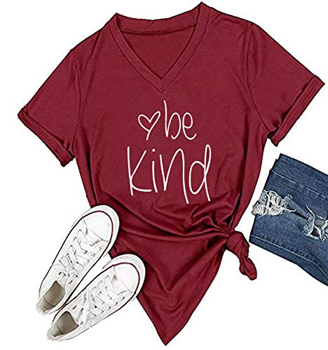Product Cover DANVOUY Womens T Shirt Casual Cotton Short Sleeve V-Neck Graphic T-Shirt Tops Tees