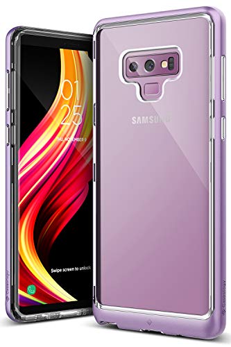 Product Cover Caseology Skyfall for Galaxy Note 9 Case (2018) - Clear Back & Slim Fit - Lavender Purple