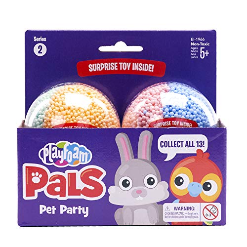 Product Cover Educational Insights Playfoam Pals Pet Party 2-Pack | Non-Toxic, Never Dries Out | Includes Collectible Playfoam Pals & 2 Colors of Playfoam | Perfect for Ages 5 and up