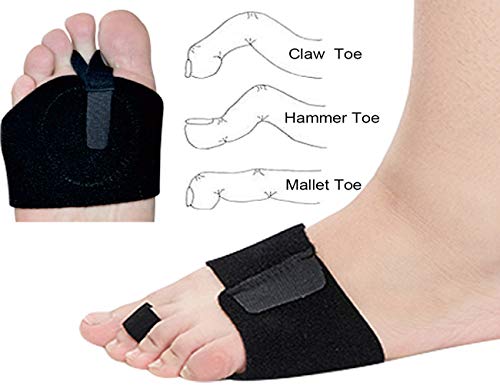 Product Cover Hammer Toe Straighterner Corrector,Osteotomy Strap with Metatarsal Brace Included Metatarsal Pad for Mallet Toe, Claw Toe Straighten with Two Toe Loops