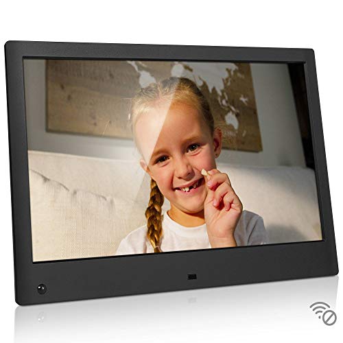 Product Cover NIX Advance 13 Inch USB Digital Photo Frame - Full HD IPS Display, Auto-Rotate, Motion Sensor, Remote Control - Mix Photos and Videos in The Same Slideshow