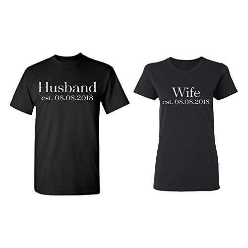 Product Cover Husband - Wife Personalized Couple Matching Shirts Married Custom Valentines Day