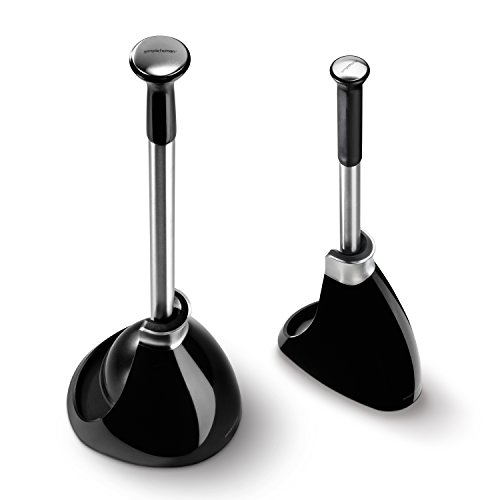 Product Cover simplehuman Toilet Brush and Toilet Plunger Set - Black