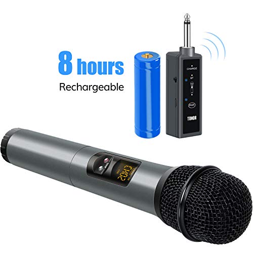 Product Cover TONOR UHF Wireless Microphone Handheld Mic with Bluetooth Receiver 1/4 Output for Conference/Weddings/Church/Stage/Party/Karaoke, 65ft