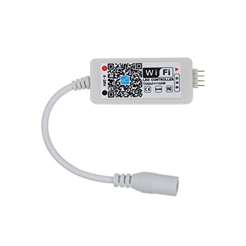 Product Cover WIFI Smart RGB LED Controller for LED Strip Light Android and IOS System Mobile Phone Free Work withAlexa Google Home
