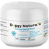 Product Cover â¶Doggy Naturals | #1 Dental Wipes for Dogs and Cats (50 Wipes) TruClens