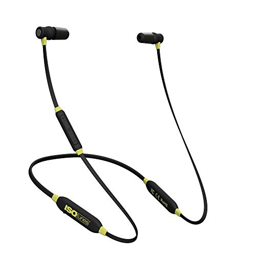Product Cover ISOtunes Xtra Bluetooth Earplug Headphones, 27 dB Noise Reduction Rating, 8 Hour Battery, Noise Cancelling Mic, OSHA Compliant Bluetooth Hearing Protector (Black & Yellow)