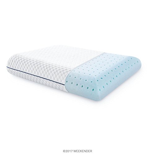 Product Cover WEEKENDER Ventilated Gel Memory Foam Pillow - Washable Cover - King Size