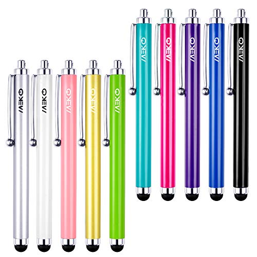 Product Cover MEKO Stylus Pen 10 Pack Capacitive Stylus for iPad iPhone Tablets Samsung Galaxy All Universal Touch Screen Devices