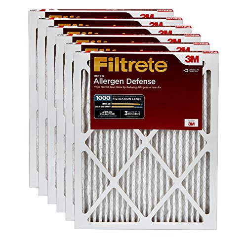 Product Cover Filtrete 18x30x1, AC Furnace Air Filter, MPR 1000, Micro Allergen Defense, 6-Pack