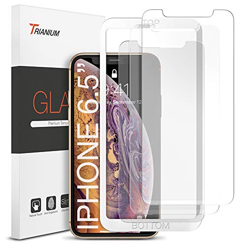Product Cover Trianium (3 Packs) Screen Protector Designed for Apple iPhone 11 Pro Max, iPhone XS Max (6.5