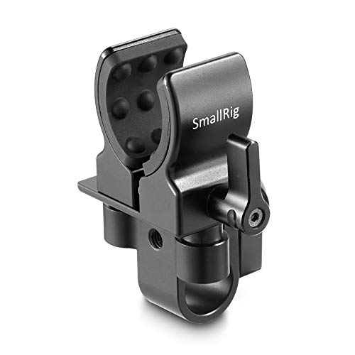 Product Cover SMALLRIG Microphone Mount, Shotgun Microphones Clip (for 19-25mm Diameter) with Elastic Silica Gel, Shock and Noise Absorption 1993