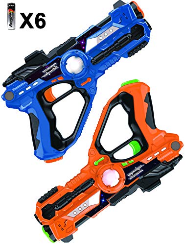 Product Cover Laser Tag-Laser X Recoil Laser Tag Lasers Gun Toy Gun Set 2-Player Space Blaster Toys for Boy Gift Laser Tag Sets with Gun Games