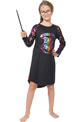 Product Cover Harry Potter Girls Hogwarts Rainbow Hologram Raglan Nightgown Pajama