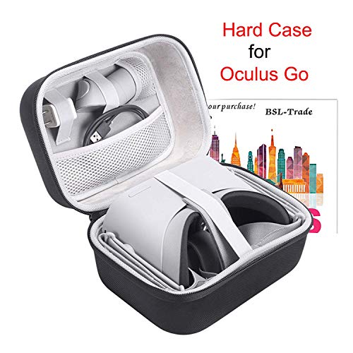 Product Cover Case Compatible with Oculus Go, VR Case Hard EVA Carry Bag Storage Box for Oculus Go 32gb/64gb Standalone Virtual Reality Headset and Controllers