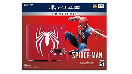 Product Cover PlayStation 4 Pro 1TB Limited Edition Console - Marvel's Spider-Man Bundle [Discontinued]