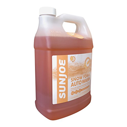 Product Cover Sun Joe SPX-FCS1G-CRM Premium Snow Foam Orange-Vanilla Scent Car Wash Soap & Cleaner, 1 Gallon