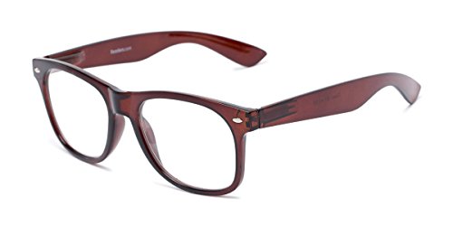 Product Cover Readers.com Reading Glasses: The Dean Reader, Plastic Retro Square Style for Men and Women