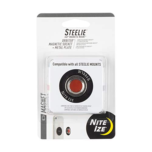 Product Cover Nite Ize Steelie Orbiter Magnetic Socket - Low Profile Portable Magnetic Car Vent Mount for Smartphones