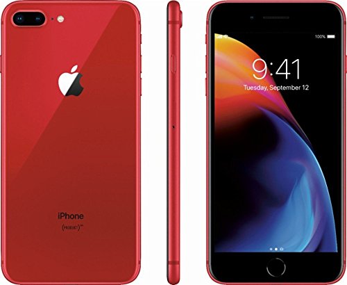 Product Cover Apple iPhone 8 Plus, 64GB, Red - For AT&T / T-Mobile (Renewed)