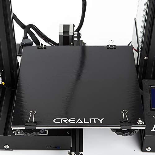 Product Cover Creality 3D Printer Platform Heated Bed Build Surface Tempered Glass Plate for Ender 3/Ender 3 Pro 3D Printer 235x235x3mm