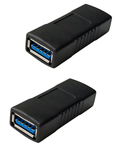 Product Cover USB 3.0 Female to Female Extension Connector Adapter (2 Pack)