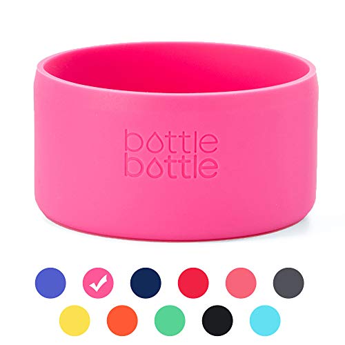 Product Cover bottlebottle Protective Silicone Sleeve Fit 12-64oz for Hydro Flask,Simple Modern,Takeya,MIRA, Iron Flask and Other Brand Water Bottle, BPA Free Anti-Slip Bottom Sleeve Cover