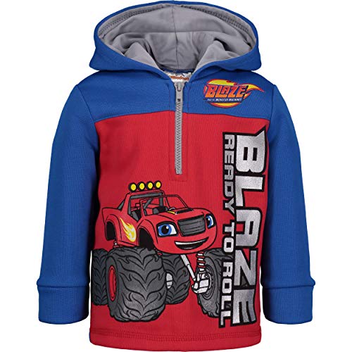 Product Cover Blaze and The Monster Machines Boys' Fleece Hoodie Pullover Sweatshirt w Zipper