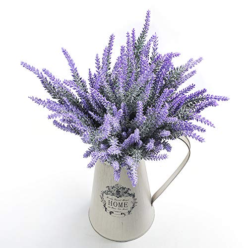 Product Cover Veryhome Artificial Lavender Flowers Bouquet Fake Lavender Plant for Wedding Home Garden Decor 8 Bundles