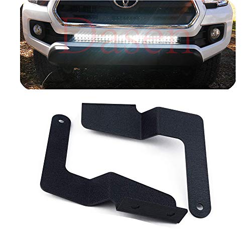 Product Cover DaSen Lower Hidden Bumper Grille Mount Brackets For 32 Inch LED Light Bar Fit 2016-2019 Toyota Tacoma Pickup 2WD/4WD