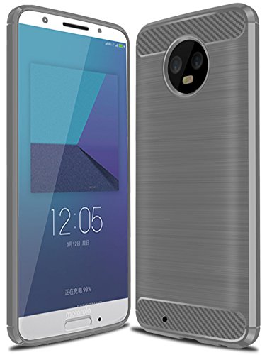 Product Cover Moto G6 Case, Moto G (6th Generation) Case, Sucnakp TPU Shock Absorption Technology Raised Bezels Protective Case Cover for Motorola Moto G6 5.7 Inch(Gray)