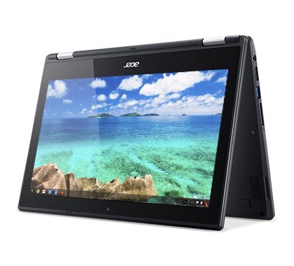 Product Cover 2018 Newest Acer Convertible 2-in-1 Chromebook-11.6 inches HD IPS Touchscreen, Intel Celeron Quad-Core Processor Up to 2.08Ghz, 4GB RAM, 32GB SSD, HDMI, WiFi, Chrome OS-Metal Black (Renewed)
