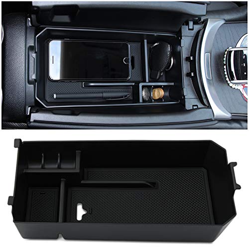 Product Cover Console Car Central Armrest Storage Box Container Tray Organizer Accessories Fit for Mercedes Benz C GLC Class W205 2015+