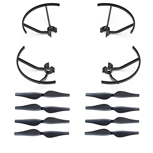 Product Cover AVAWO Spare Part Accessories Propeller Guards Blades & Propeller Props Protector Set for DJI Tello Quadcopter - Black