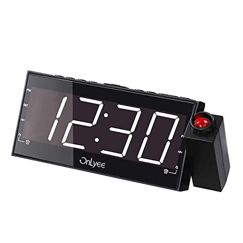 Product Cover OnLyee Projection Alarm Clock (White Display with FM Radio)
