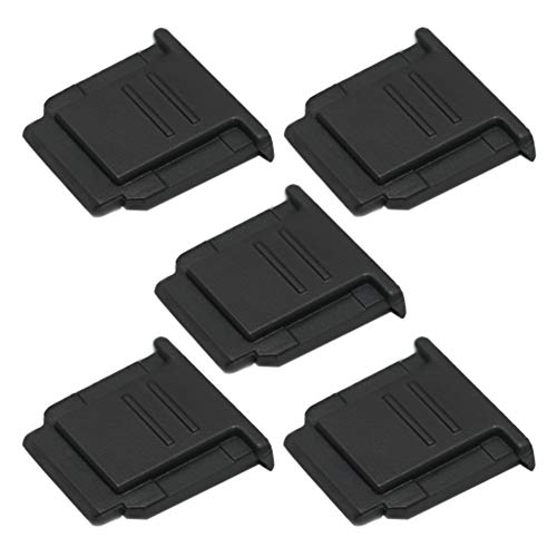 Product Cover (5-Pack) VKO Hot Shoe Cover, Hot Shoe Cap, Hot Shoe Protector Compatible for Sony A6100 A6600 A7III A6500 A6400 A6300 A6000 A77II A7II A7RII A7RIII A7RIV A7SII A99II RX10II RX100II Replaces FA-SHC1M